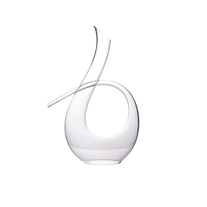 Light Luxury U-Shaped Harp Red Wine Decanter Household Luxury Crystal Glass 6-Character Wine Dispenser